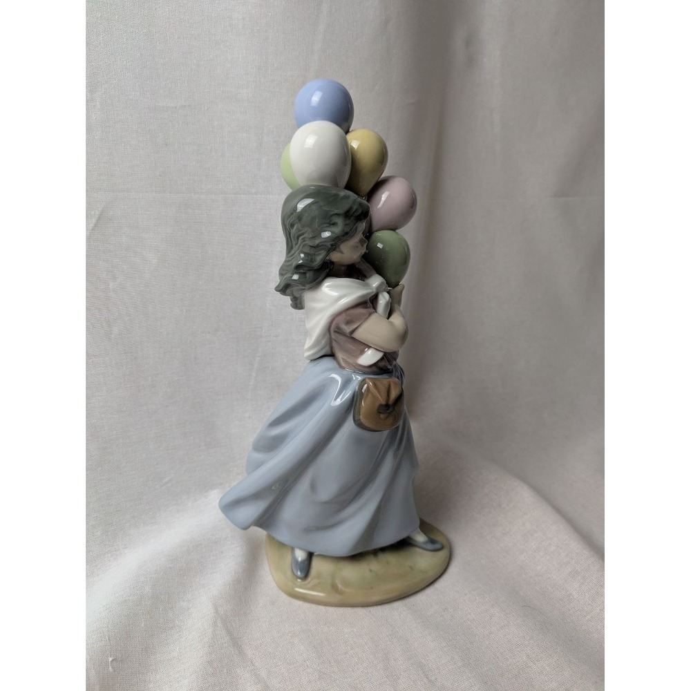 LLADRO #5141 "Ballons for Sale" Porcelain Figurine, Retired 1996 Collectible Vtg - Picture 4 of 5